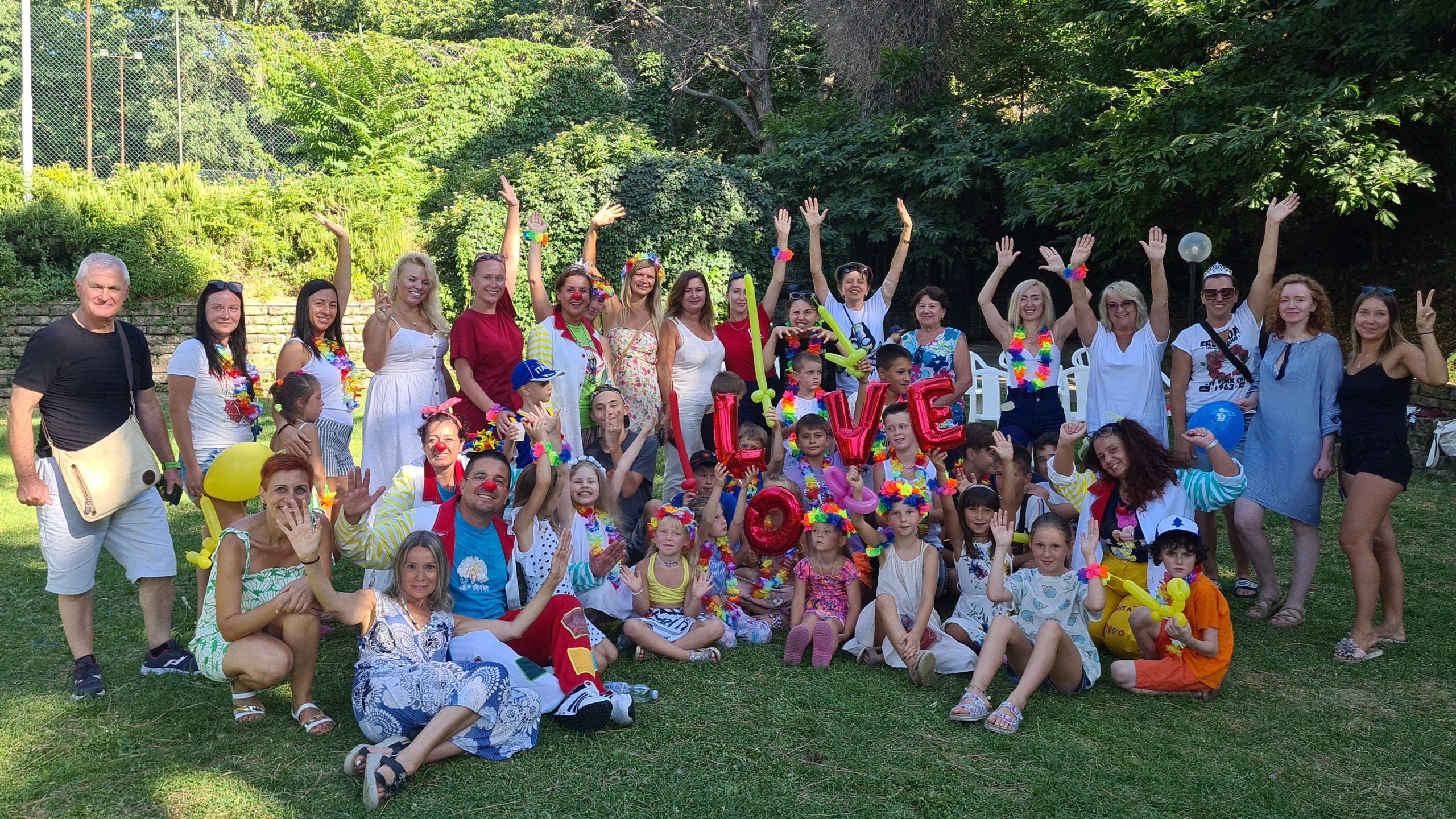 Party with Ukrainian Children
